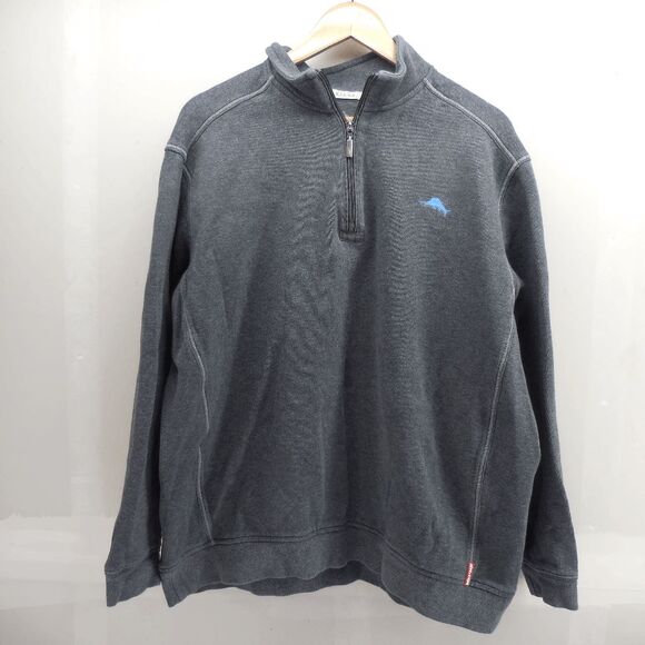 Tommy Bahama Relax Mens Quarter-Zip Pullover Sweater Size XL Stretch Golf 1/4 - Picture 1 of 5